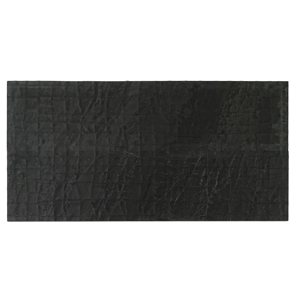 Slatestone Decor Textures Black Porcelain 11 8" x 47 3" | Tile Club