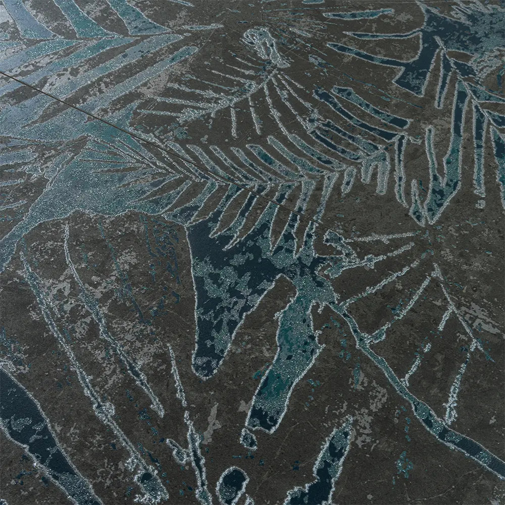 Slatestone Decor Tropic Black Porcelain 11 8" x 47 3" | Tile Club