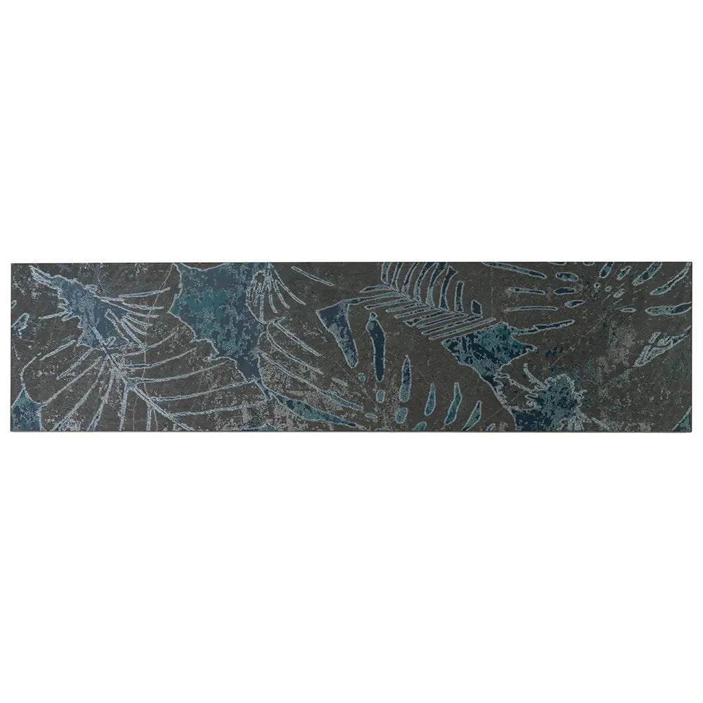 Slatestone Decor Tropic Black Porcelain 11 8" x 47 3" | Tile Club
