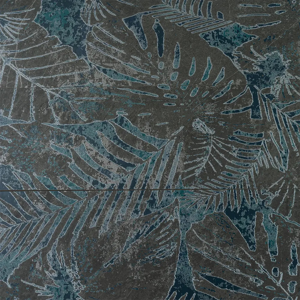 Slatestone Decor Tropic Black Porcelain 11 8" x 47 3" | Tile Club