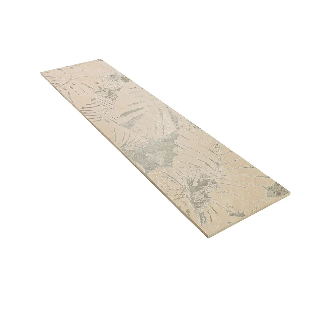 Slatestone Decor Tropic Pearl Porcelain 11 8" x 47 3" | Tile Club