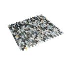 Mother Of Pearl Grey Bricks Mosaic Tile | Tile Club