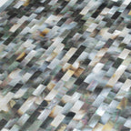 Mother Of Pearl Grey Bricks Mosaic Tile | Tile Club