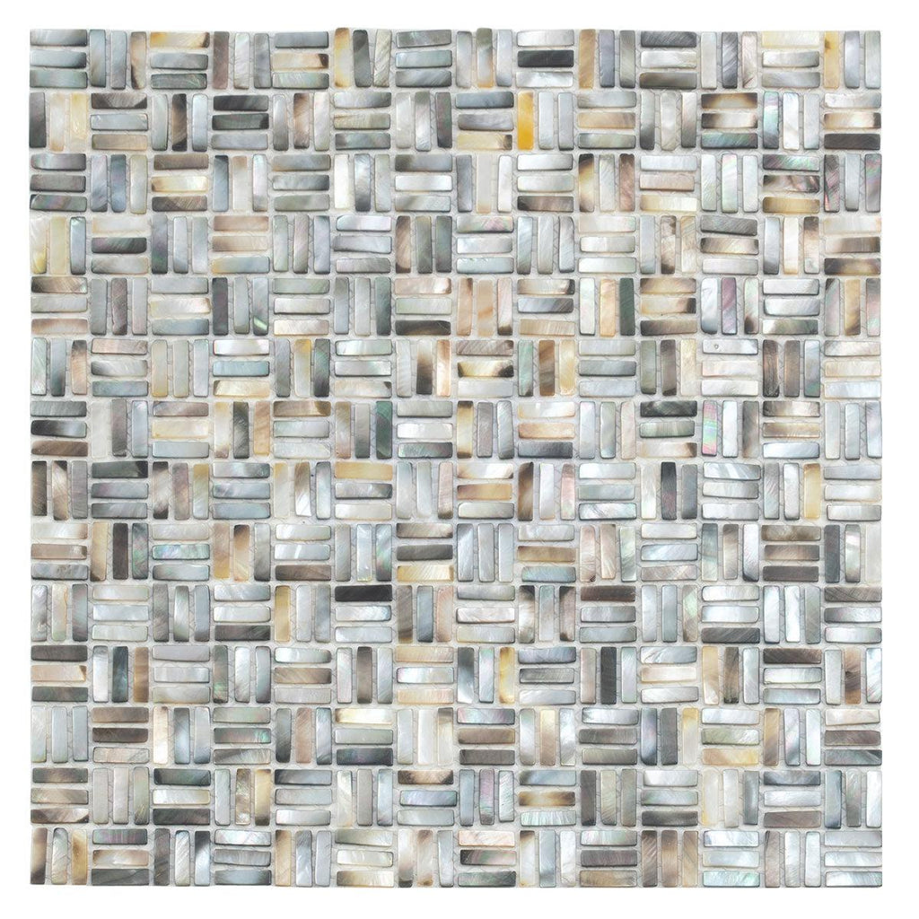 Mother Of Pearl Weave Mosaic Tile | Tile Club