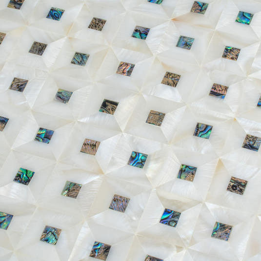 Mother of Pearl Abalone Mosaic Tile | Tile Club