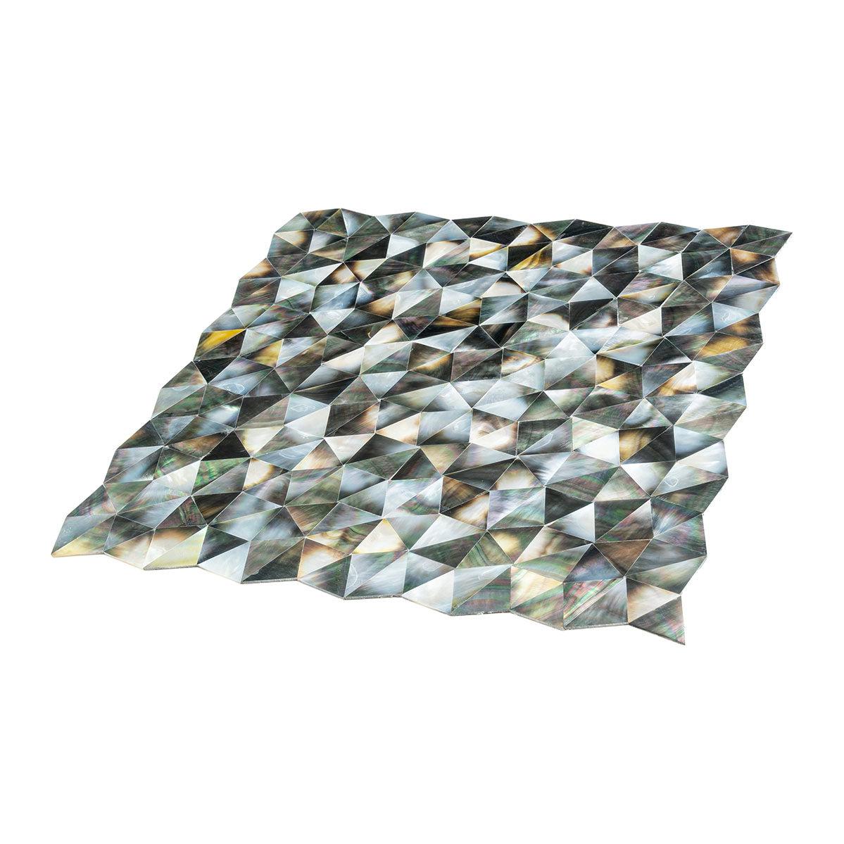 Mother Of Pearl Wild Triangle Mosaic Tile | Tile Club