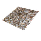 Mother Of Pearl Gold Bricks Mosaic Tile | Tile Club