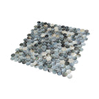 Mother Of Pearl Deep Sea Penny Rounds Mosaic Tile | Tile Club
