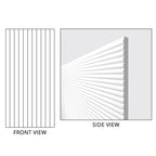 Japandi Skinny Slat Natural Wood-Look Tile | Tile Club