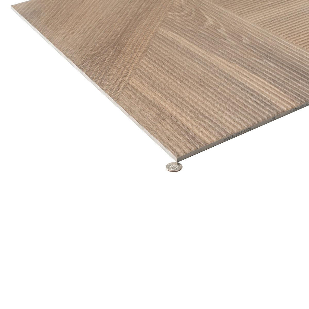 Japandi Geometric Wood Accent Wall Tile | Tile Club