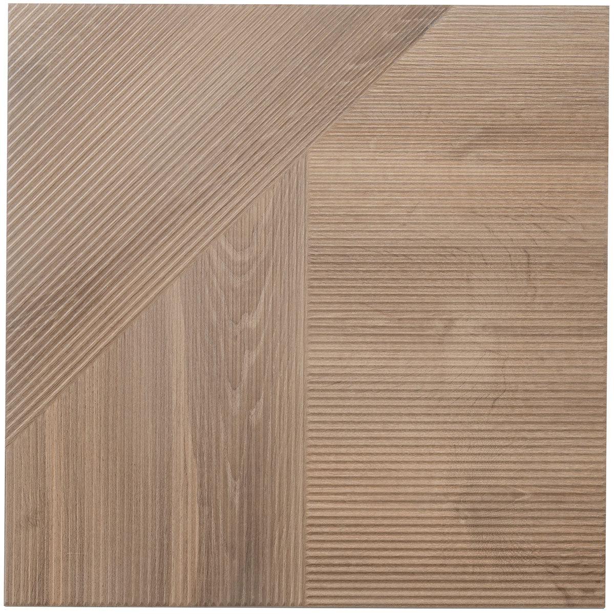 Japandi Geometric Wood Accent Wall Tile | Tile Club