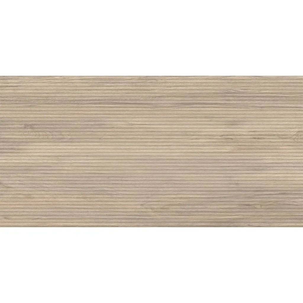 Japandi Skinny Slat Natural Wood-Look Tile | Tile Club