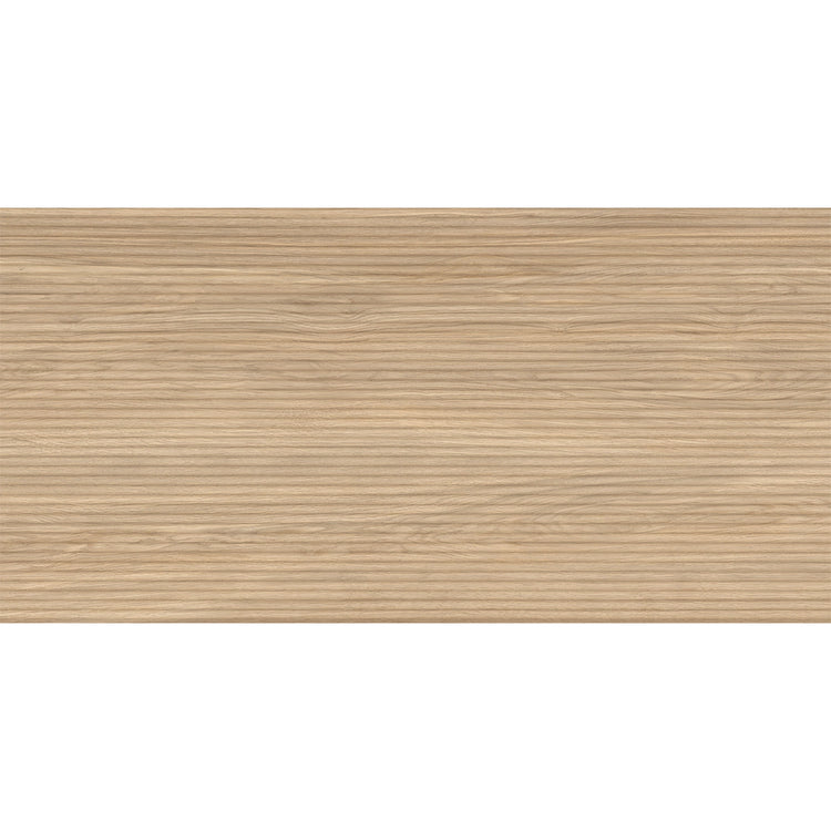 Japandi Skinny Slat Honey Wood-Look Tile | Tile Club