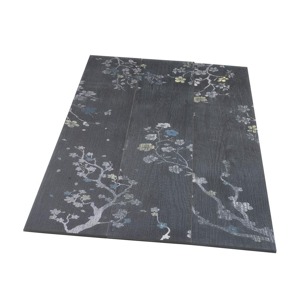 Kasai Notte Sakura 10x60" Rectified Porcelain Tile | Tile Club