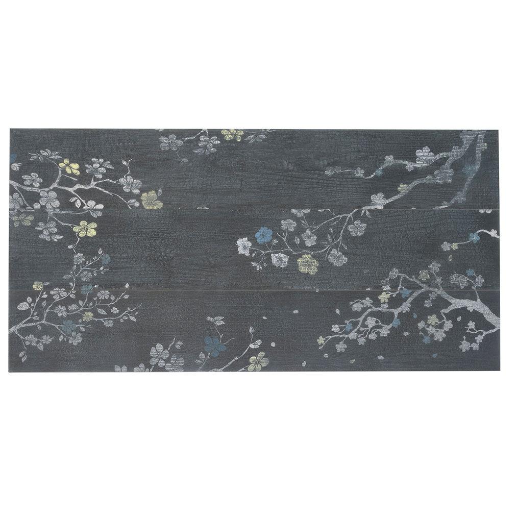 Kasai Notte Sakura 10x60" Rectified Porcelain Tile | Tile Club
