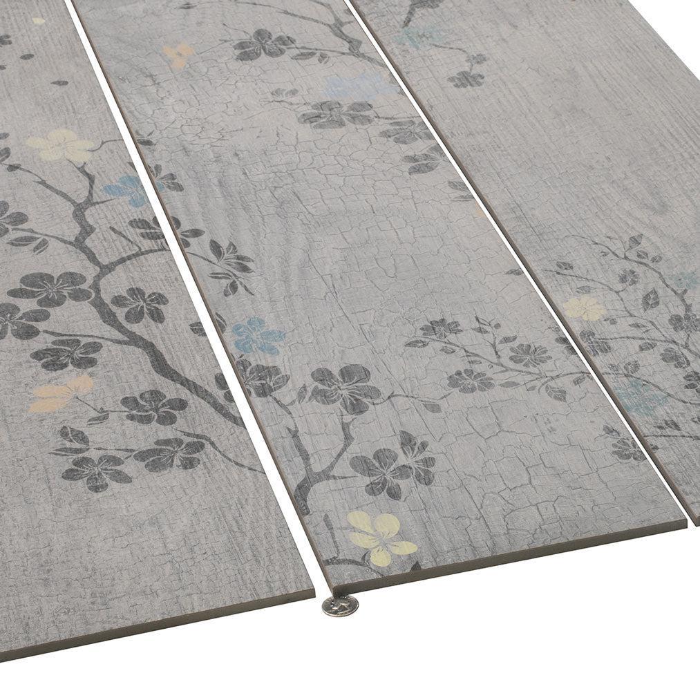 Kasai Fumo Sakura 10x60" Rectified Porcelain Tile | Tile Club