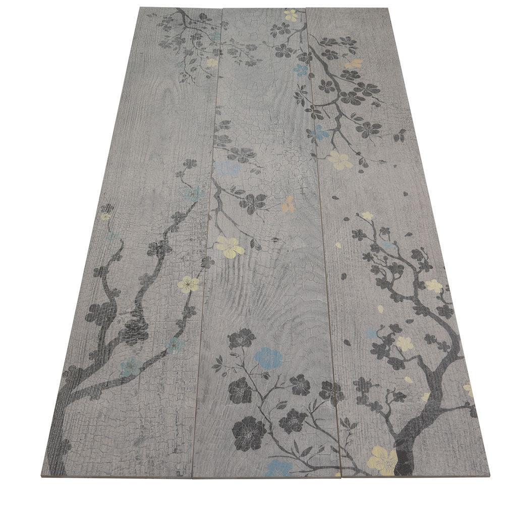 Kasai Fumo Sakura 10x60" Rectified Porcelain Tile | Tile Club