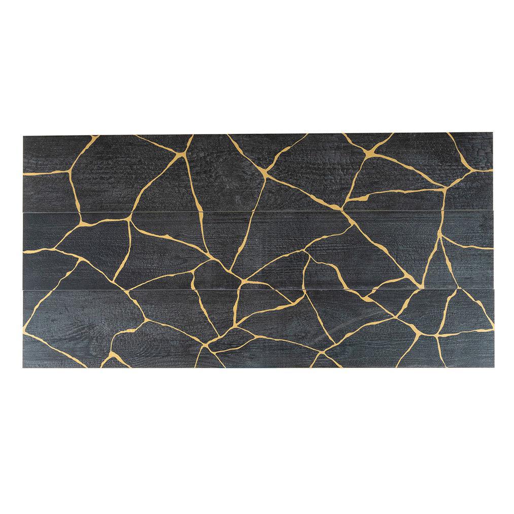 Kasai Notte Kintsugi 10x60" Rectified Porcelain Tile | Tile Club