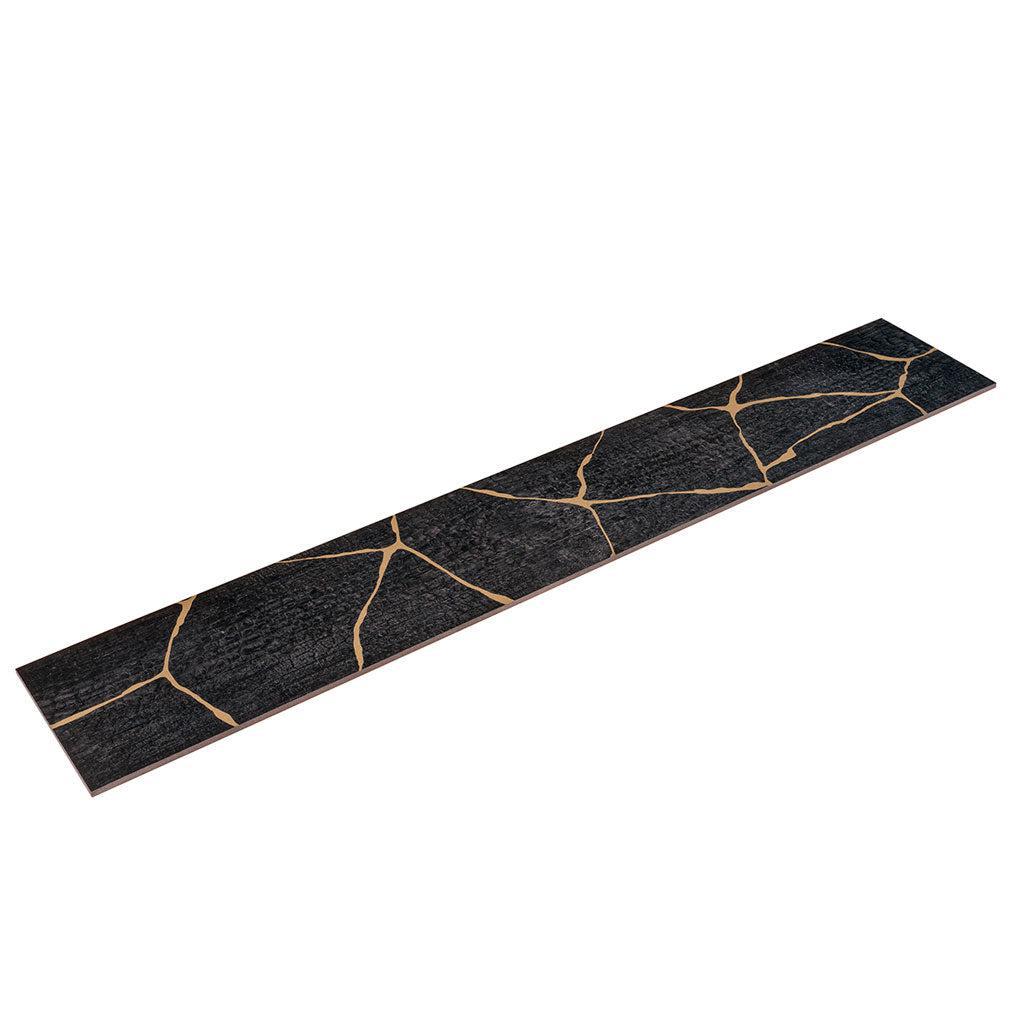 Kasai Notte Kintsugi 10x60" Rectified Porcelain Tile | Tile Club