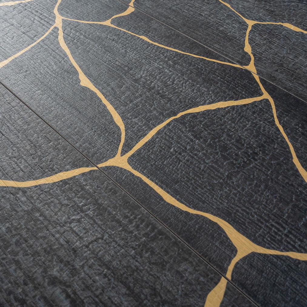 Kasai Notte Kintsugi 10x60" Rectified Porcelain Tile