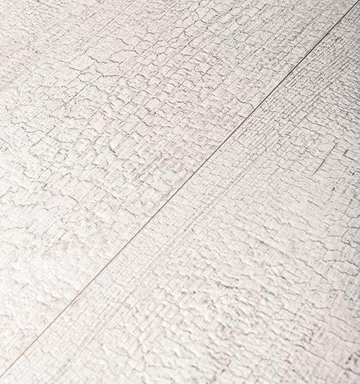 Whitewashed wood look porcelain tile floor