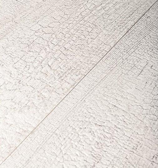 Whitewashed wood look porcelain tile floor