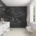 Kasai Notte Sakura 10x60" Rectified Porcelain Tile | Tile Club