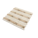 Bamboo Sticks Marble Mosaic Tile | Tile Club