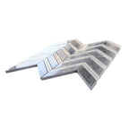 Nova Chevron Bardiglio Marble Tile | Tile Club
