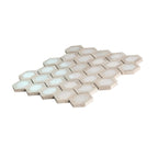 Nova Hex Wooden Beige Marble Tile | Tile Club