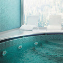 Kailua Blue Mixed Squares Glass Tile | Tile Club