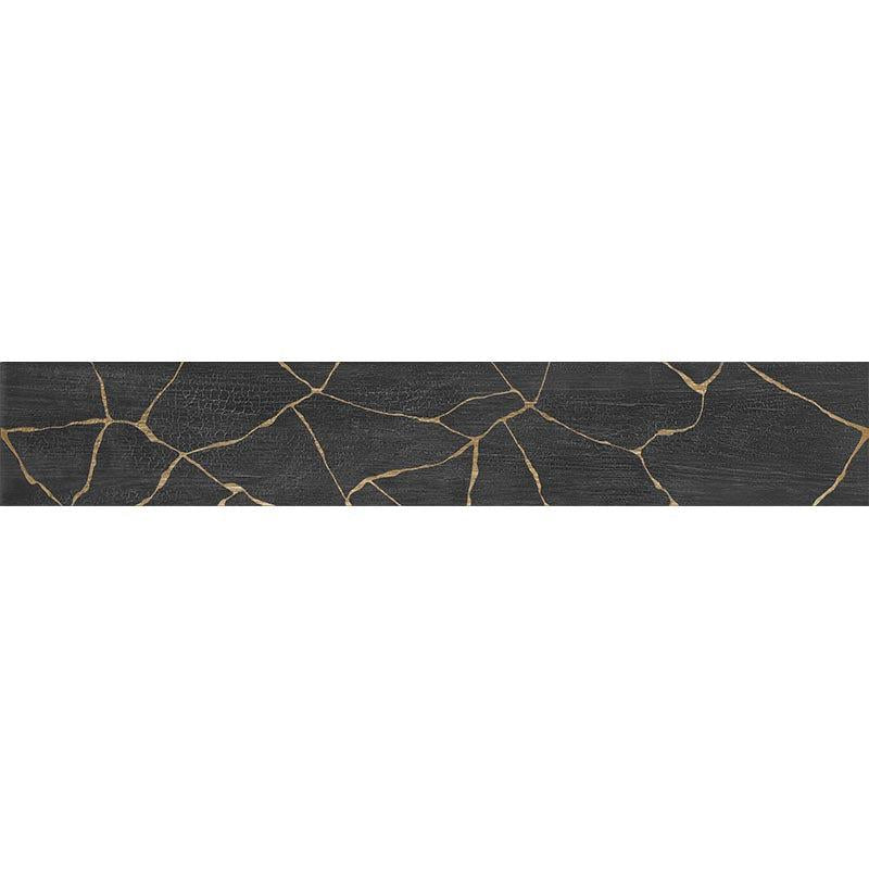 Kasai Notte Kintsugi 10x60" Rectified Porcelain Tile Sample