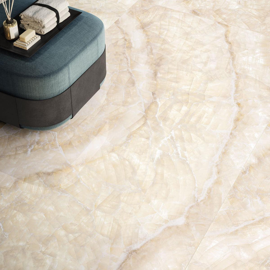 Luminosa Cream Large Format Porcelain Tile 24x48 | Tile Club