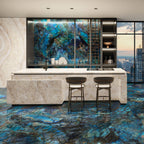 Luminosa Blue Large Format Porcelain Tile 24x48 | Tile Club
