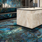Luminosa Blue Large Format Porcelain Tile 24x48 | Tile Club