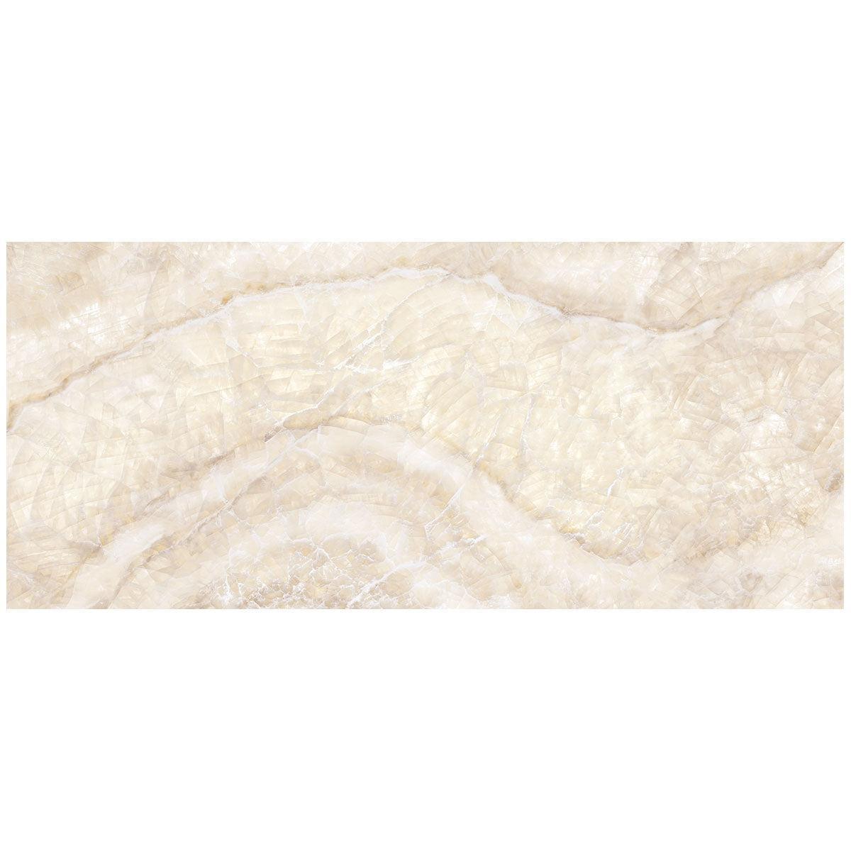 Luminosa Cream Large Format Porcelain Tile 24x48 Sample