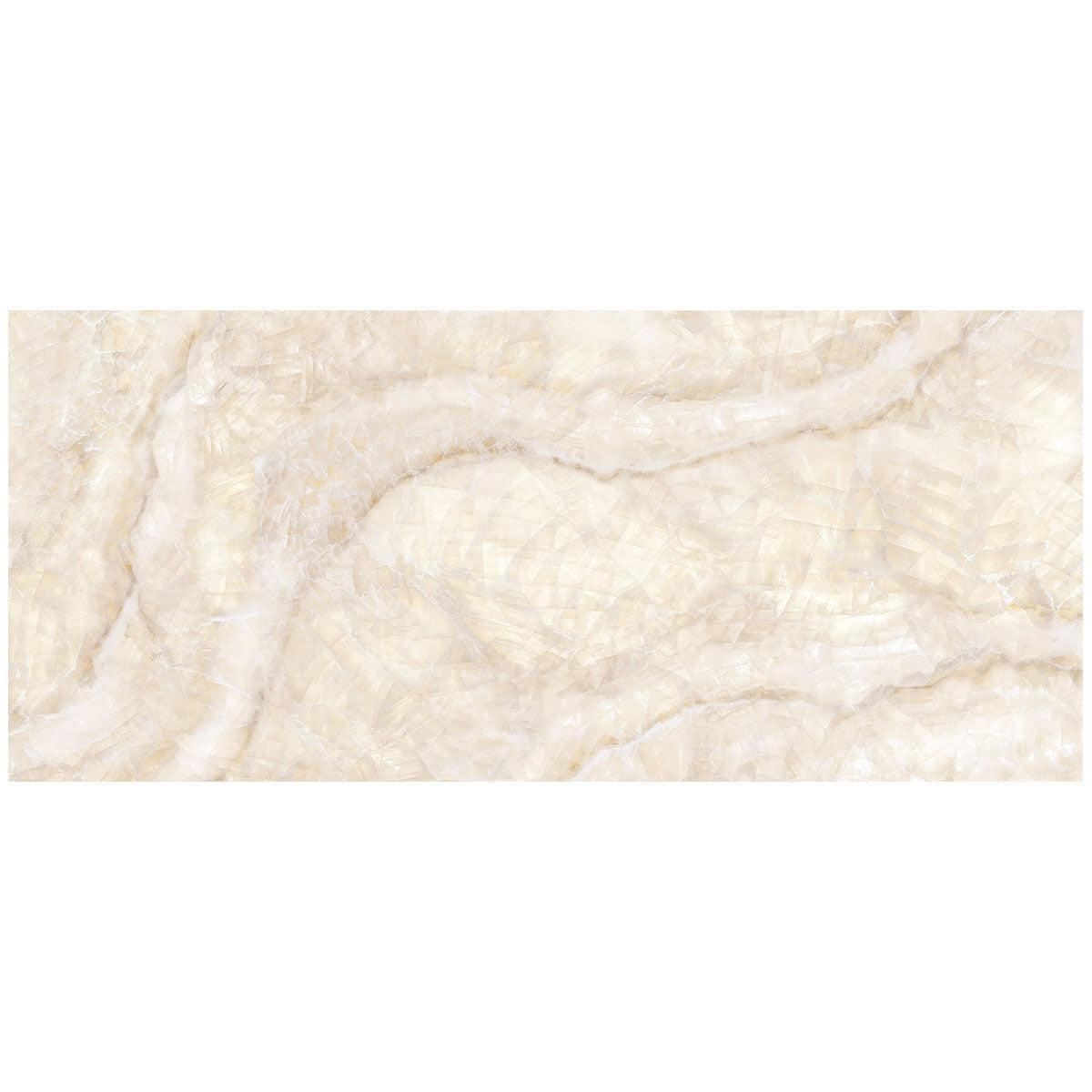 Luminosa Matte Cream Large Format Porcelain Tile 24x48 Sample