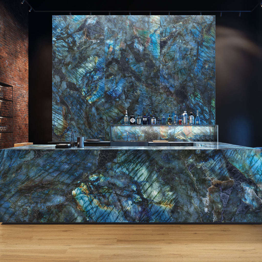 Luminosa Blue Large Format Porcelain Tile 24x48 | Tile Club