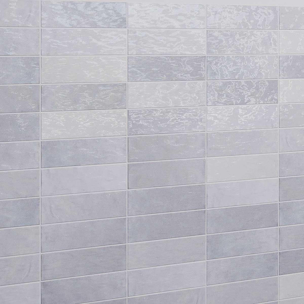La Riviera Lavanda Blue Ceramic Subway Tile 2.5x8" | Tile Club