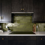 Lake Basil Ceramic Subway Tile 2.6x16 | Tile Club