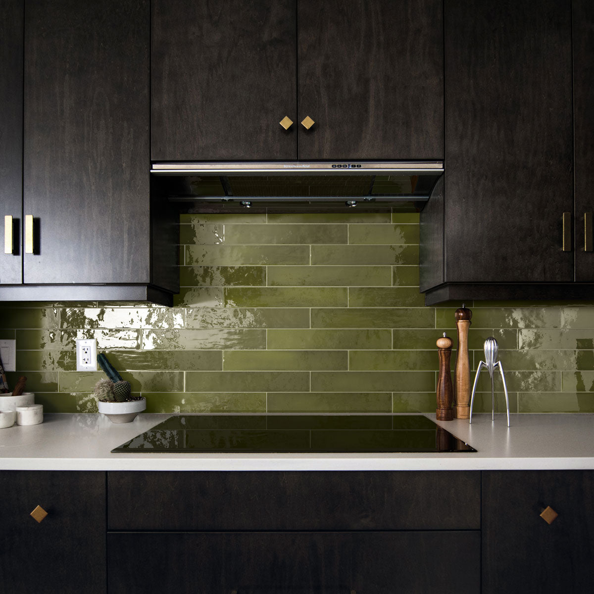 Lake Basil Ceramic Subway Tile 2.6x16 | Tile Club