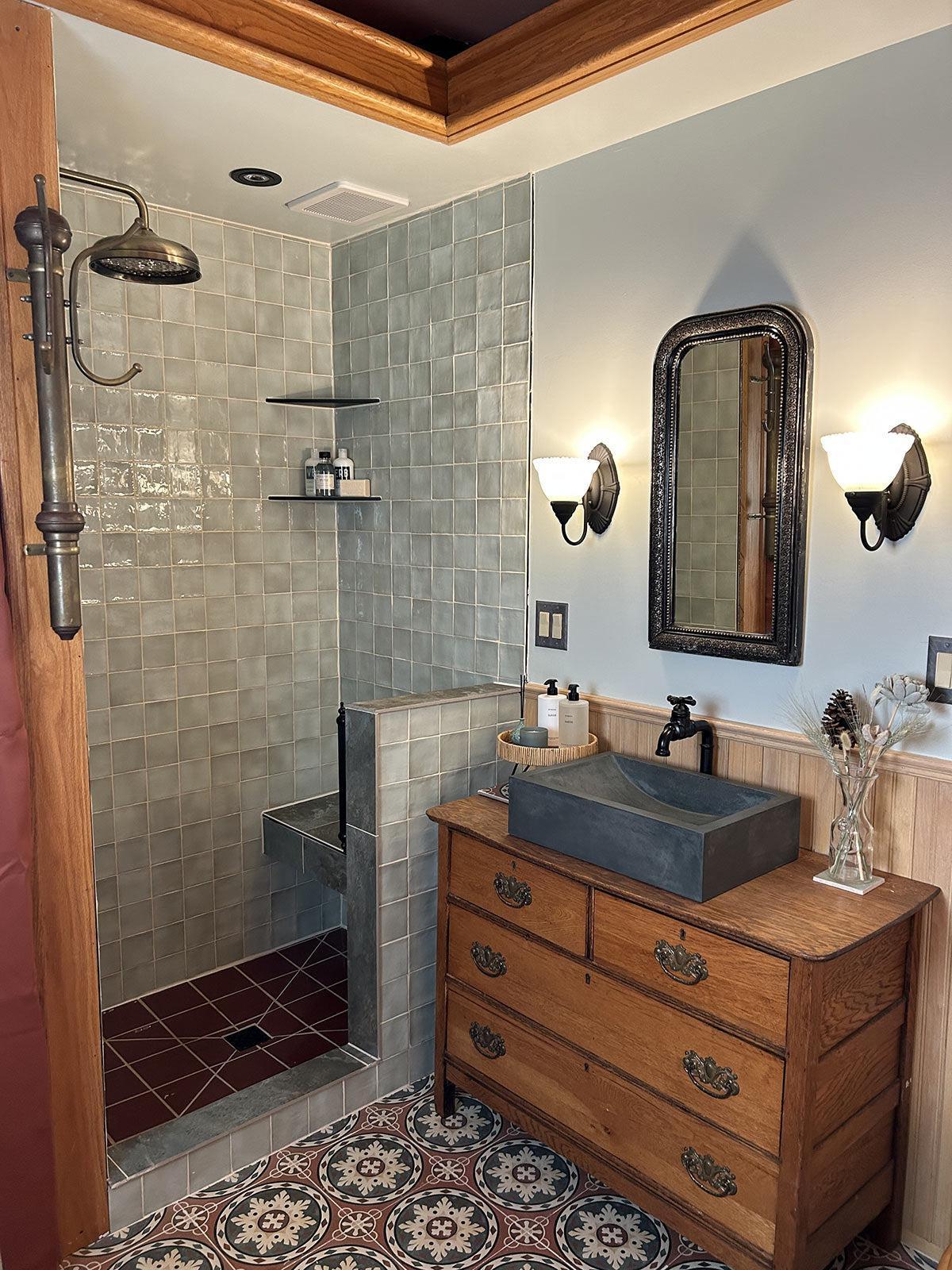 Lake Mint Ceramic Square Tile 4x4 | Tile Club