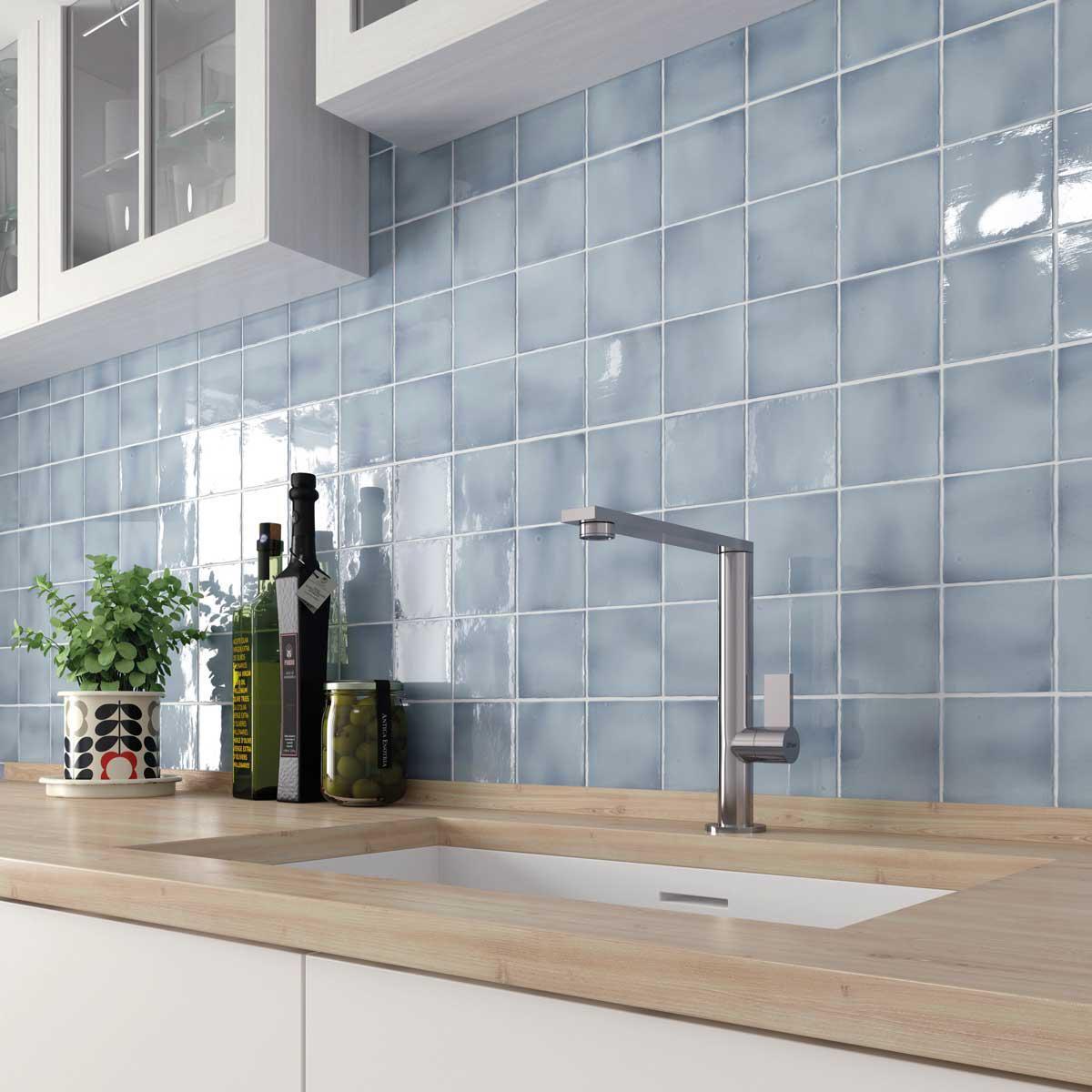 Lake Moon Ceramic Square Tile 4x4 | Tile Club