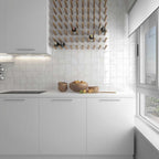 Lake White Ceramic Square Tile 4x4 | Tile Club