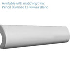 La Riviera Blanc Ceramic Subway Tile 2.5x8 | Tile Club