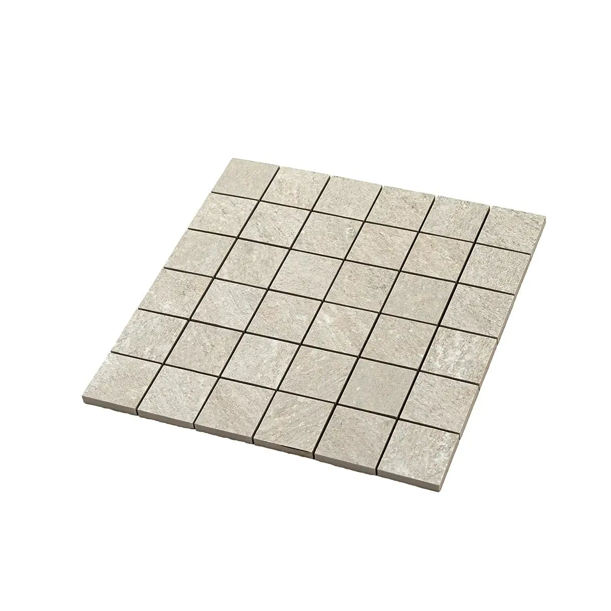 Lithia Beige Quartzite Look Porcelain Mosaic Tile | Tile Club