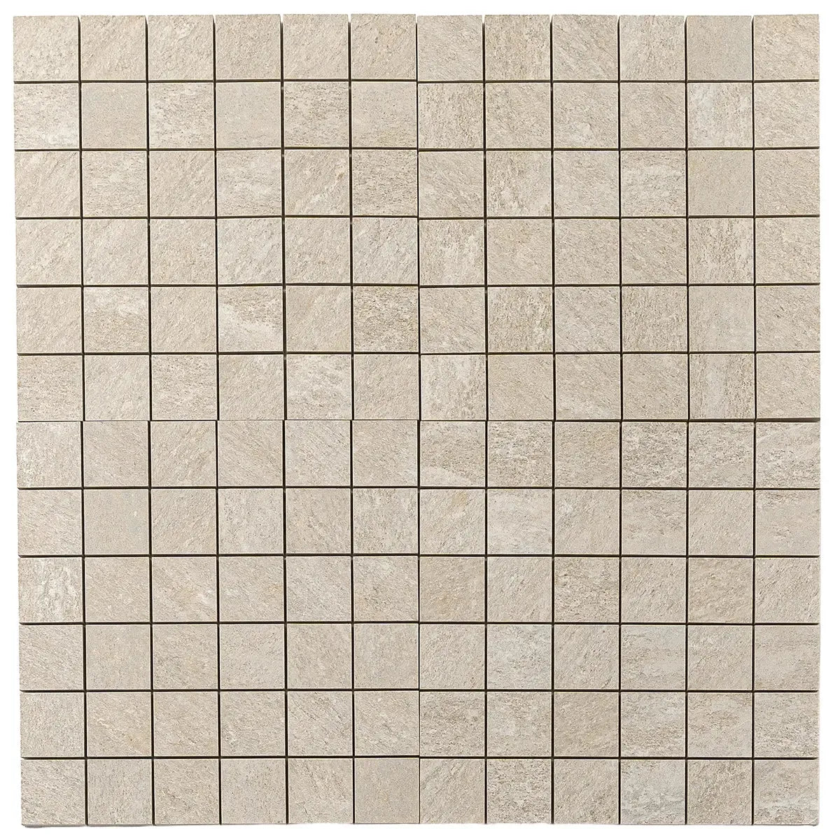 Lithia Beige Quartzite Look Porcelain Mosaic Tile | Tile Club