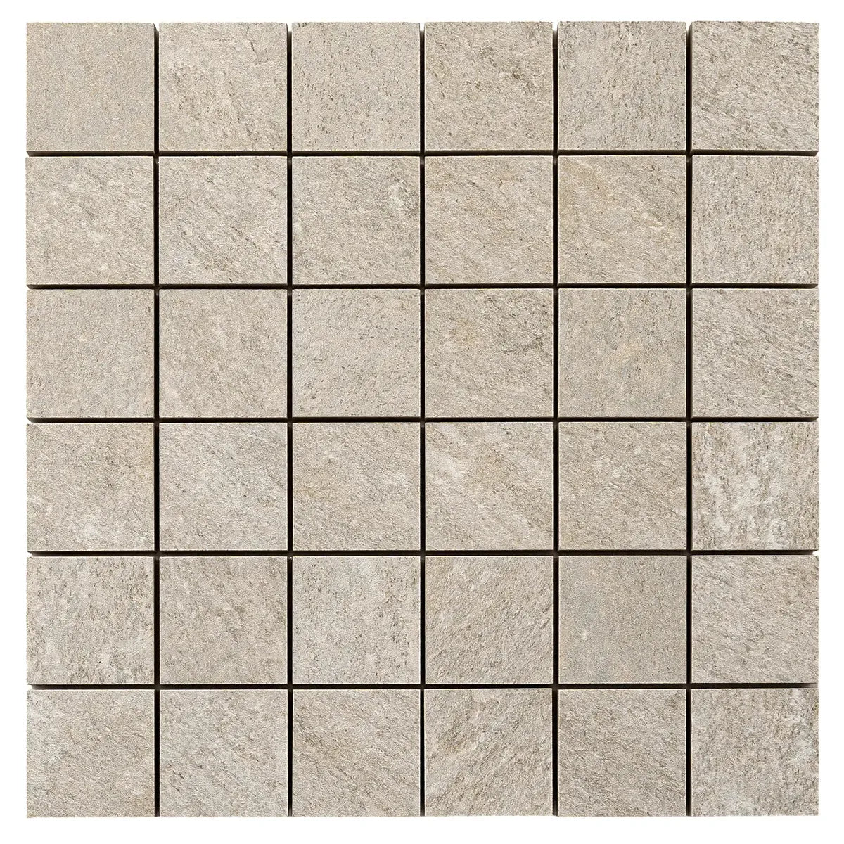 Lithia Beige Quartzite Look Porcelain Mosaic Tile | Tile Club