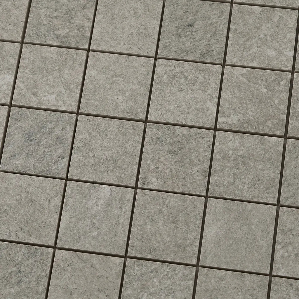Lithia Gray Quartzite Look Porcelain Mosaic Tile | Tile Club