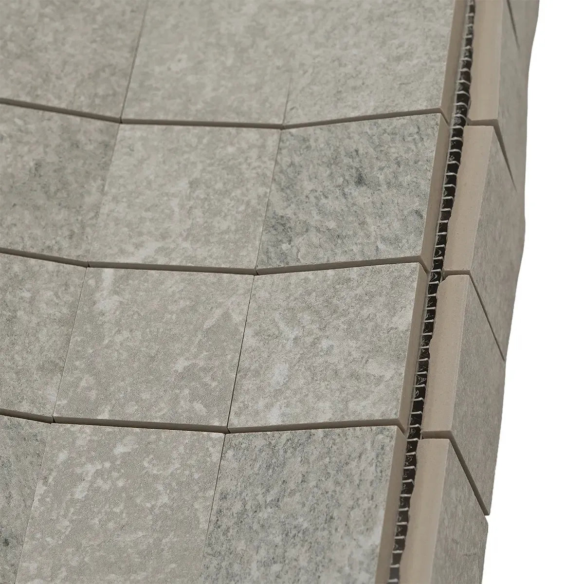 Lithia Gray Quartzite Look Porcelain Mosaic Tile | Tile Club